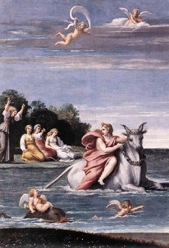 CARRACCI, Antonio The Rape of Europa dfg oil painting image